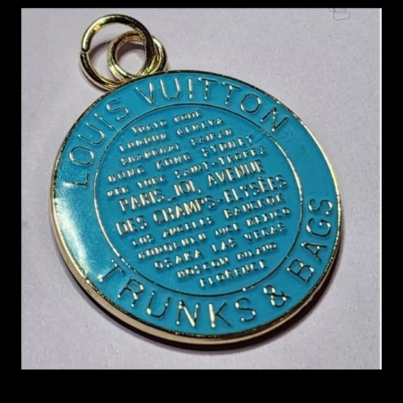 Authentic Large Louis Vuitton Charm Trunks & Bags Aqua - Picture 6 of 7